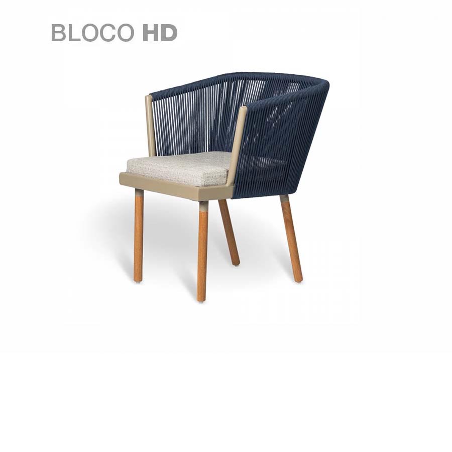 Cadeira Florença Corda - Lovato Móveis - Bloco 3D | CASOCA