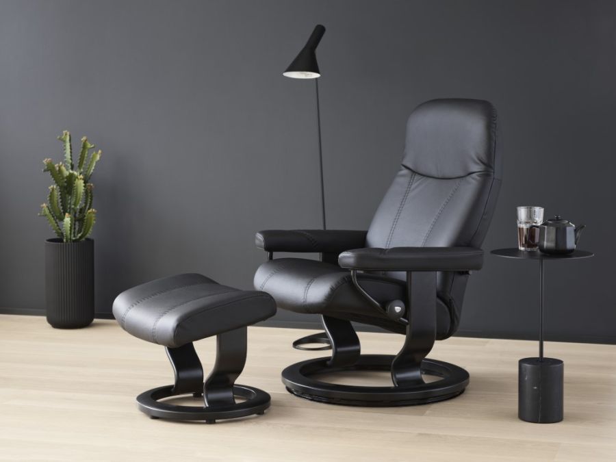 Poltrona Consul Classic - Stressless by Ekornes - Bloco 3D Poltrona Consul Classic - Stressless by Ekornes - Bloco 3D